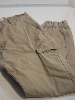Levi's Men's Tan Cargo Pants with Elastic Cuffs